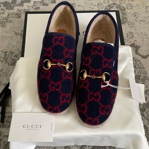Gucci Fria Loafers Lamb Fur, Authentic
